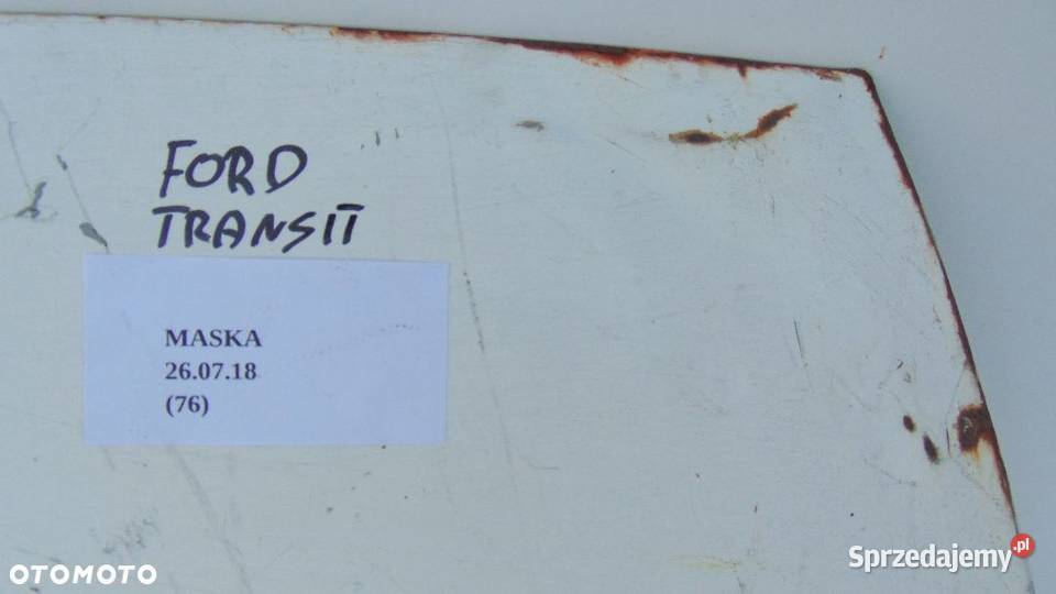 MASKA POKRYWA SILNIKA FORD TRANSIT MK6 20012006 osobowe Nowy Tomyśl sprzedam