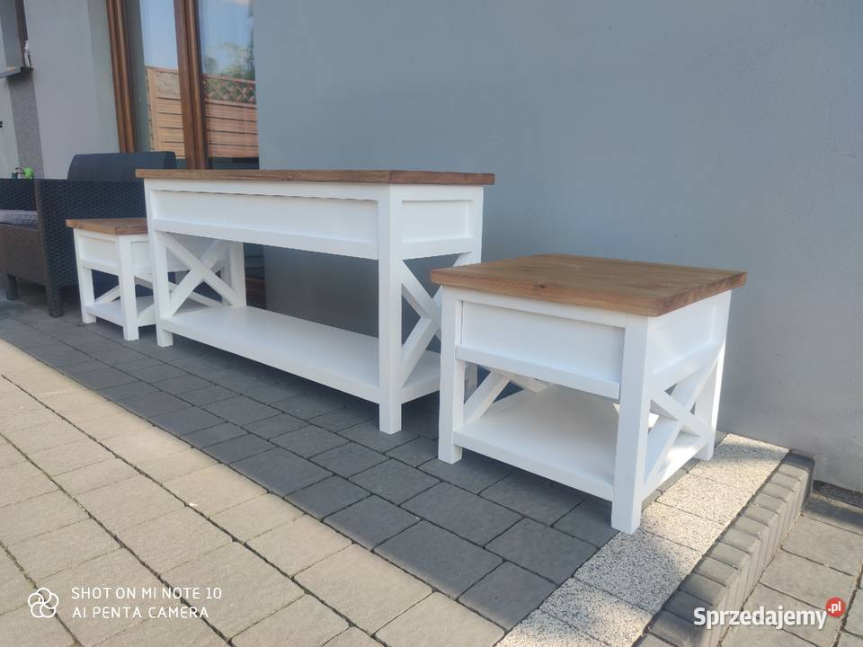 Konsola drewniana stoliki nocne styl 76cm Zduńska Wola sprzedam