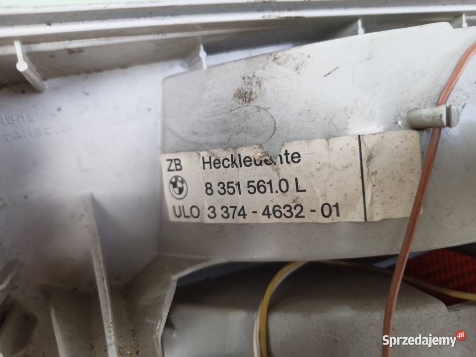 BMW E34 kombi Touring lampa tył tylna w klapę łódzkie sprzedam