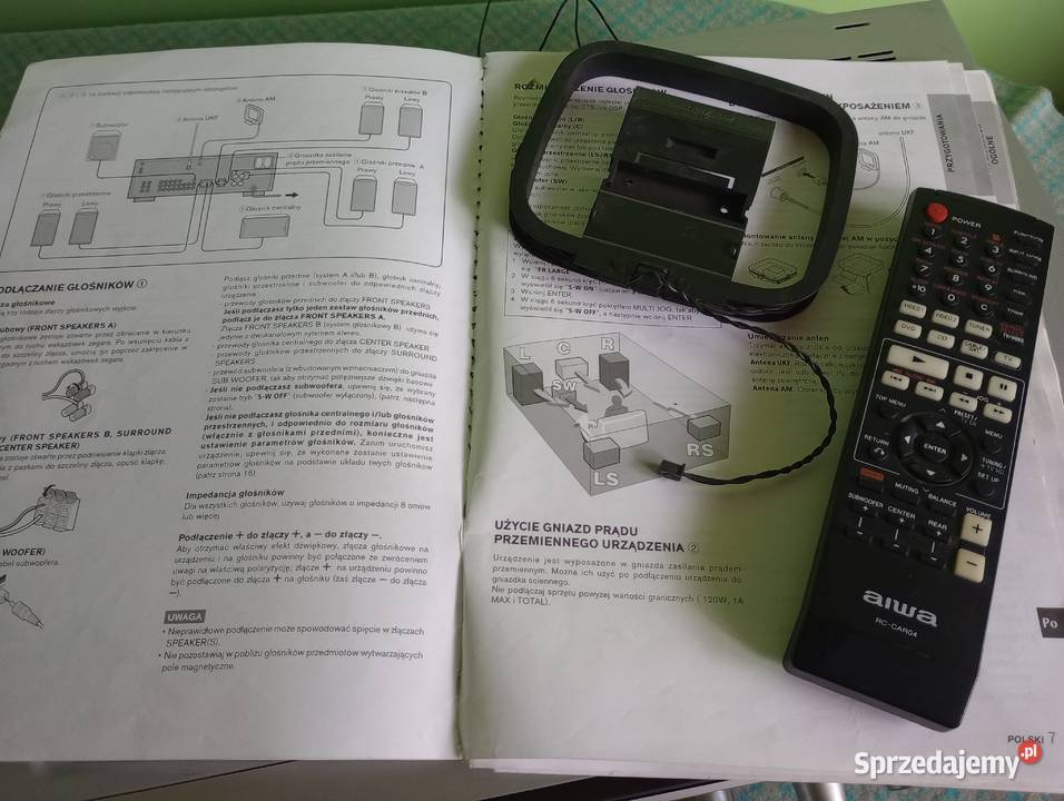 AIWA AVNW50 amplituner kinopierwszy właściciel Piasek sprzedam