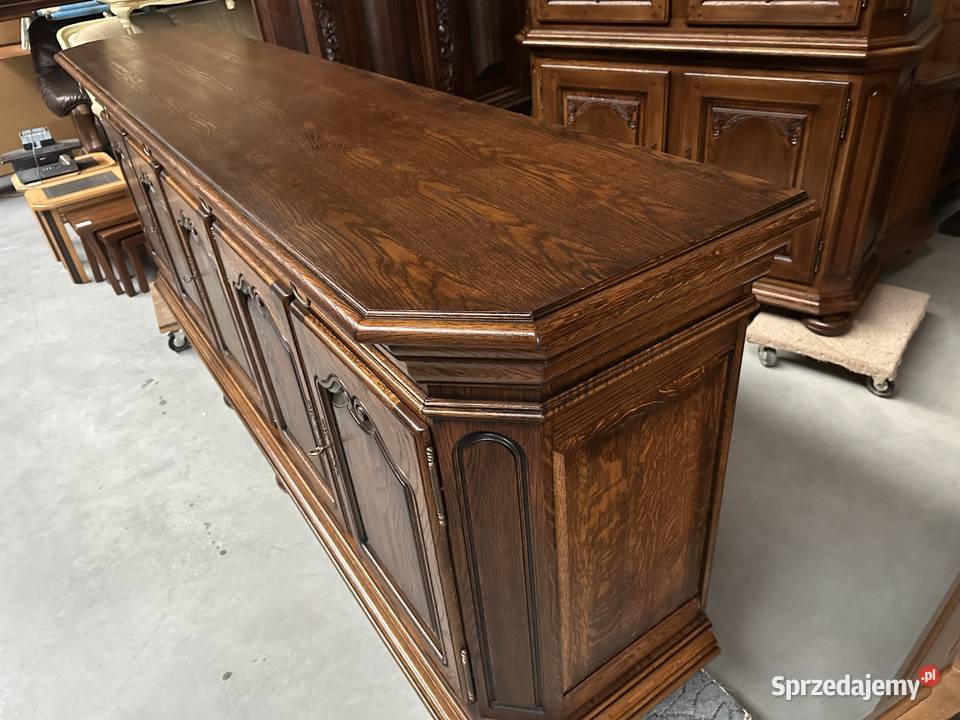 Masywna duża dębowa komoda 290 rozbieralna Sławoszewek sprzedam