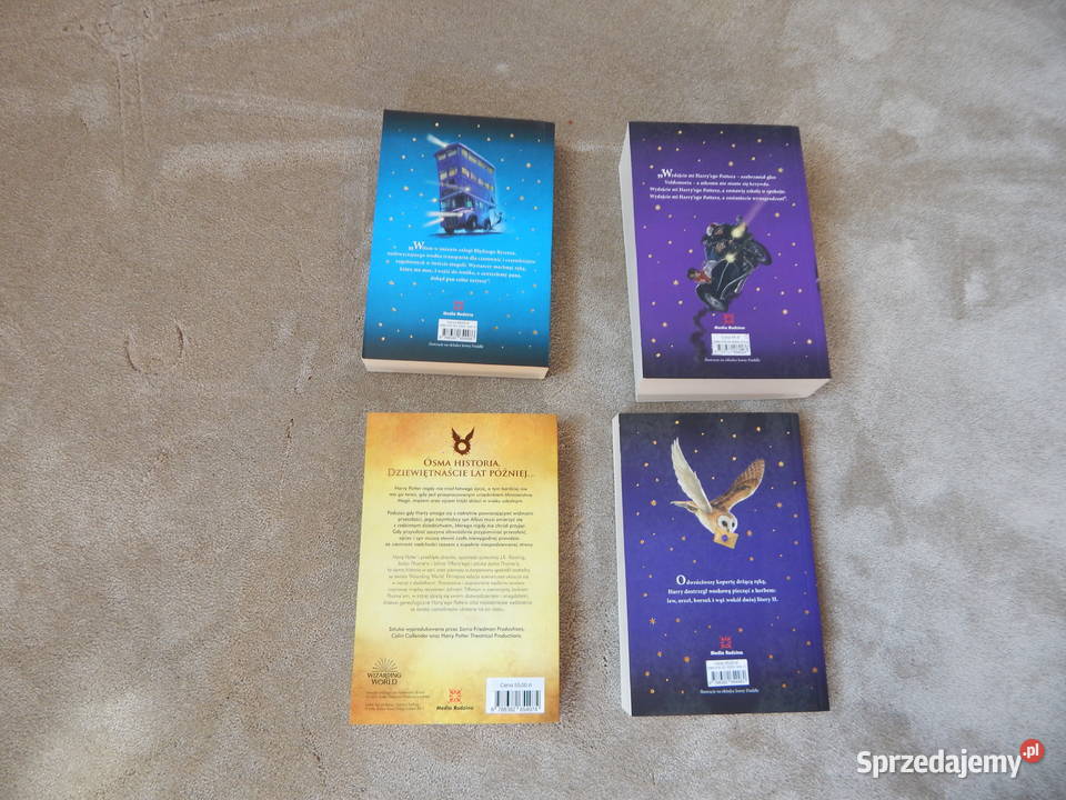 JKRowling Harry Potter 4 książki Książki dla dzieci Kraków sprzedam