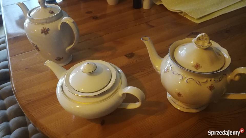 Dzbanki porcelana sygnowana opolskie Nysa