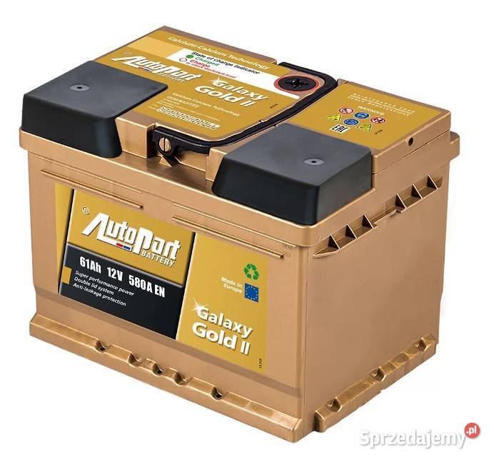 Akumulator Autopart Galaxy Gold II 61Ah 580A Części samochodowe Wałbrzych