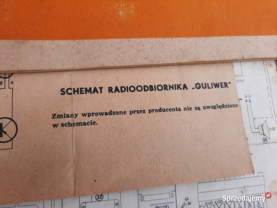 Stare schematy radioodbiorników Żerań Guliwer Tczew