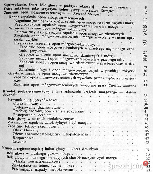 Ostre bóle głowy Antoni Prusiński miękka Chełm