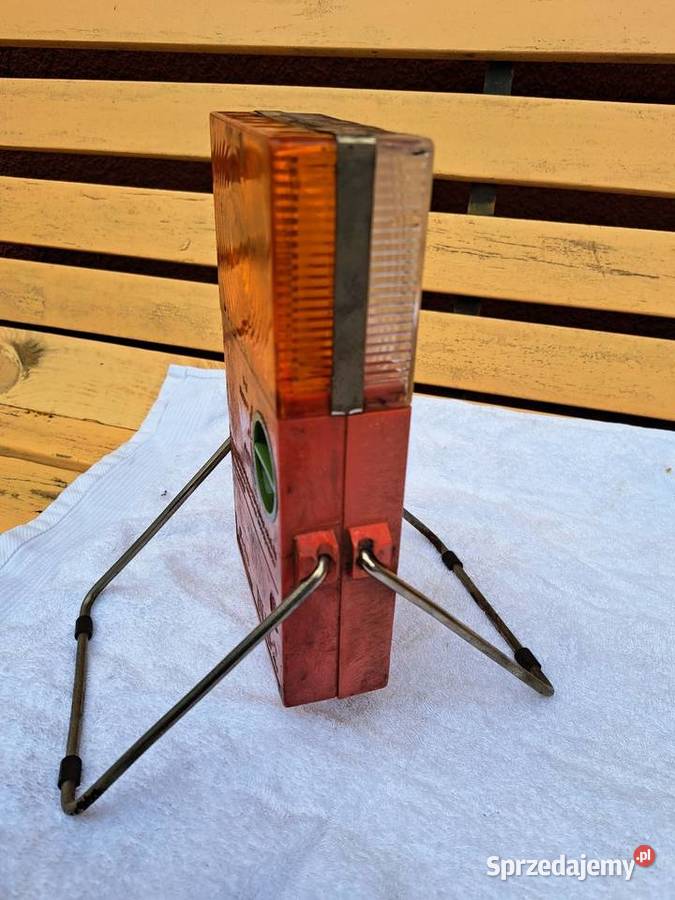Lampa ostrzegawcza samochodowa antyk PRL Części samochodowe Plewiska