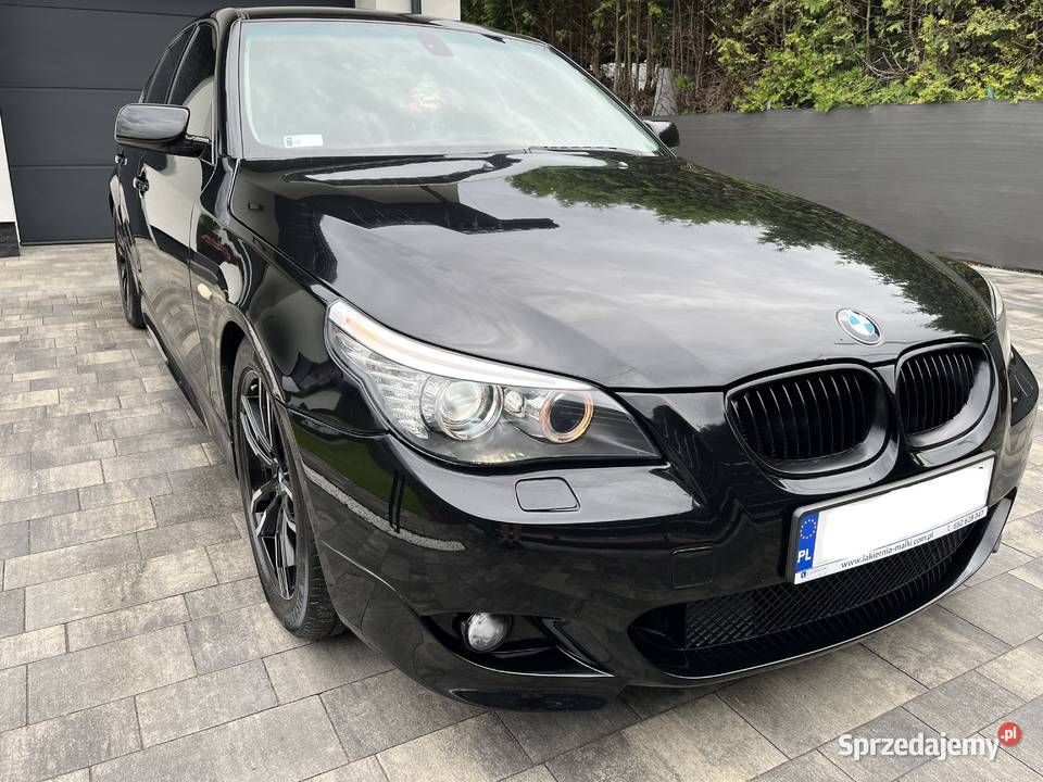 BMW E60 525D Mpakiet Czarna Sedan Manual kujawsko-pomorskie Toruń