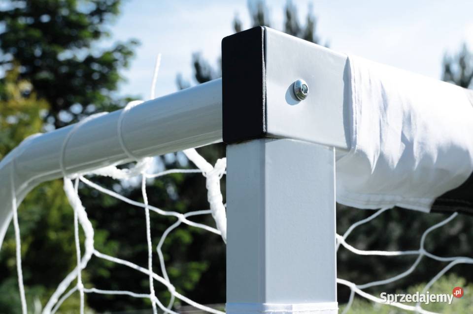 Duża metalowa bramka piłkarska z siatką mocna Poznań