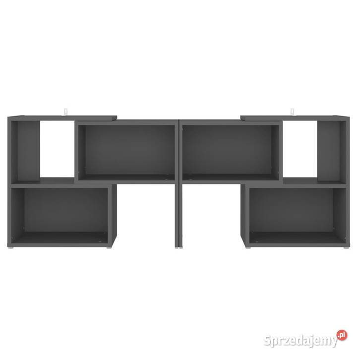 Szafka pod TV szara 104x30x52 materiał RTV Warszawa