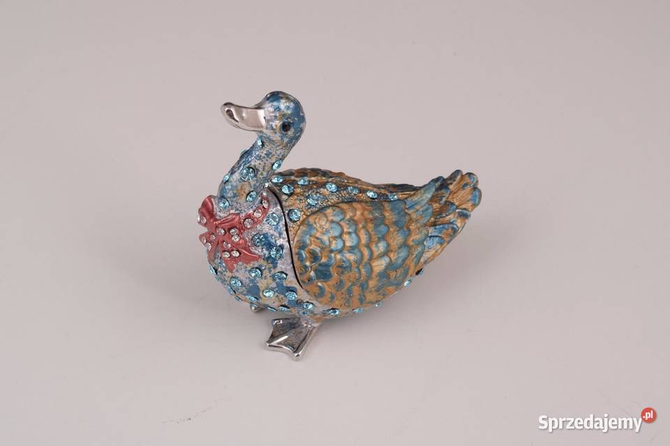Kaczka puzderko na prezent Keren Kopal Faberge Puławy