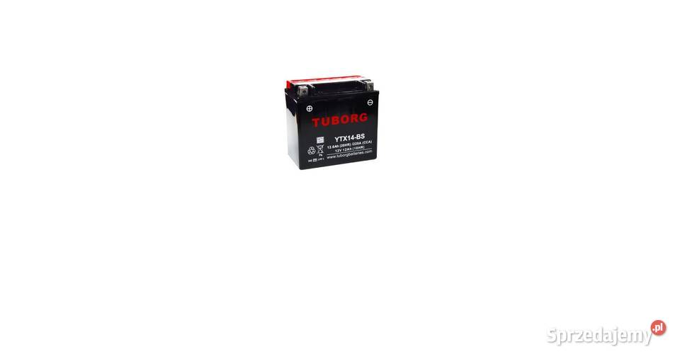 Akumulator Tuborg YTX14BS 126Ah 220A AGM Akumulatory motocyklowe Olsztyn