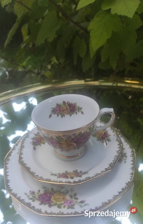 Zestaw śniadaniowy trio Porcelana Winterling