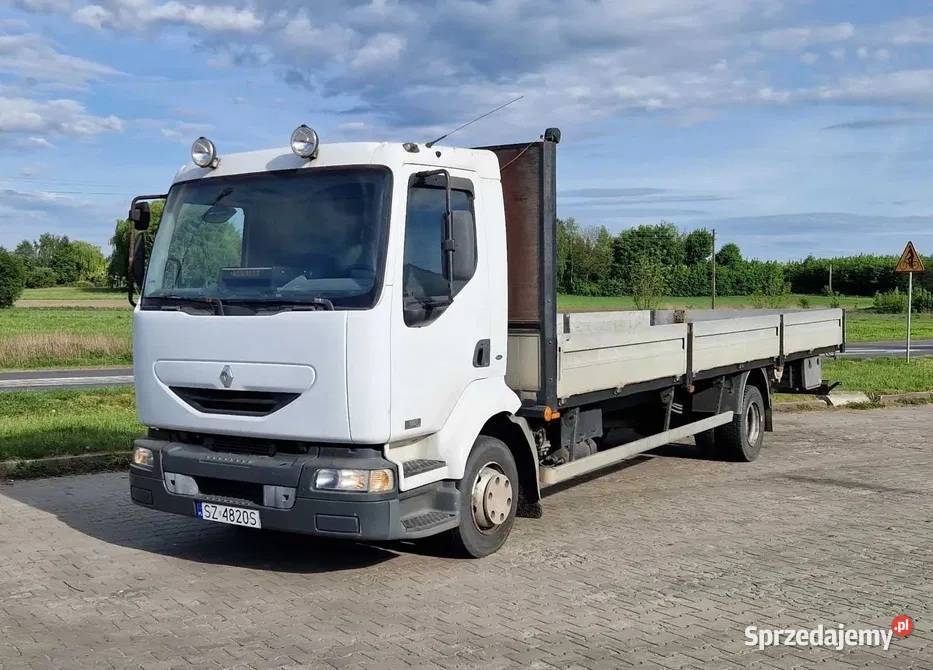 Renault midlum 180dci platforma z burtami ład Zabrze