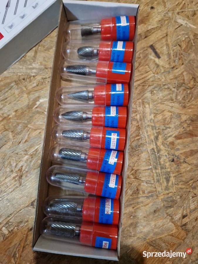 FREZY TRZPIENIOWE DO METALU 12 Larbide Burrs Głogowa
