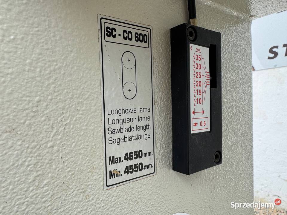 Piła taśmowa banzega SCM 600 Kalwaria Zebrzydowska