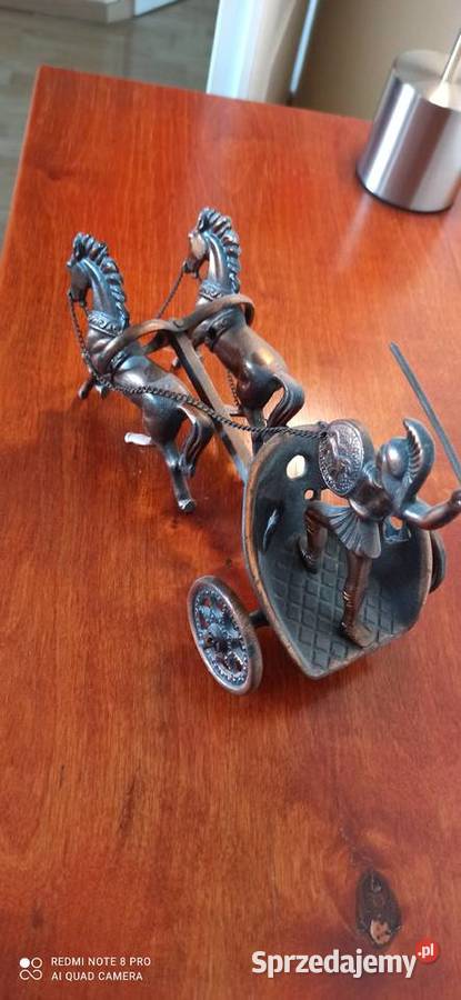 Rzymska figurka cała z miedzi ciężka Tczew