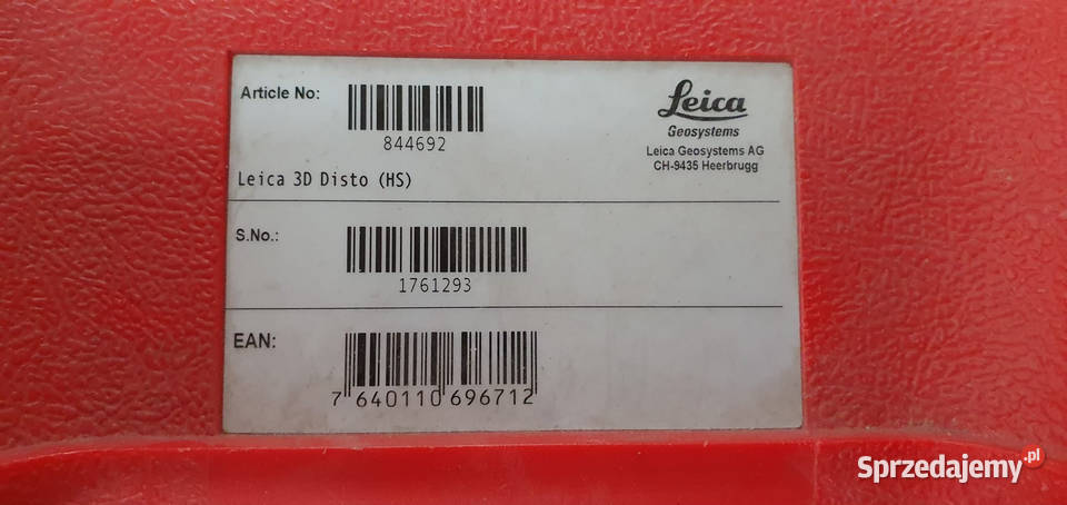 Leica 3D Disto produkcji 2018