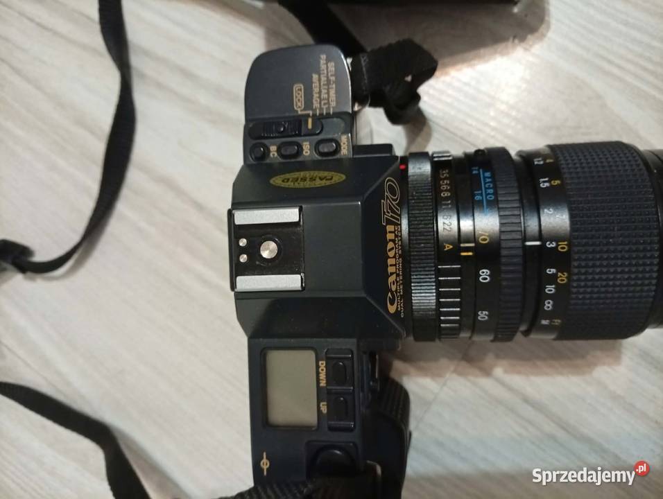 Aparat analogowy CANON T 70 warmińsko-mazurskie Działdowo sprzedam