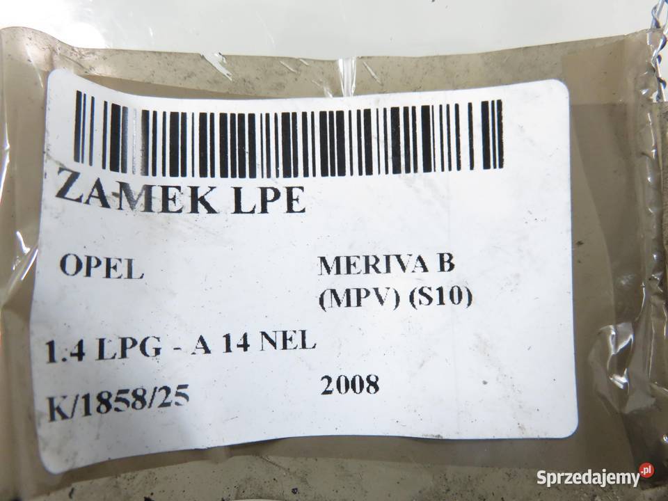 ZAMEK LEWY PRZEDNI OPEL MERIVA B MPV S10