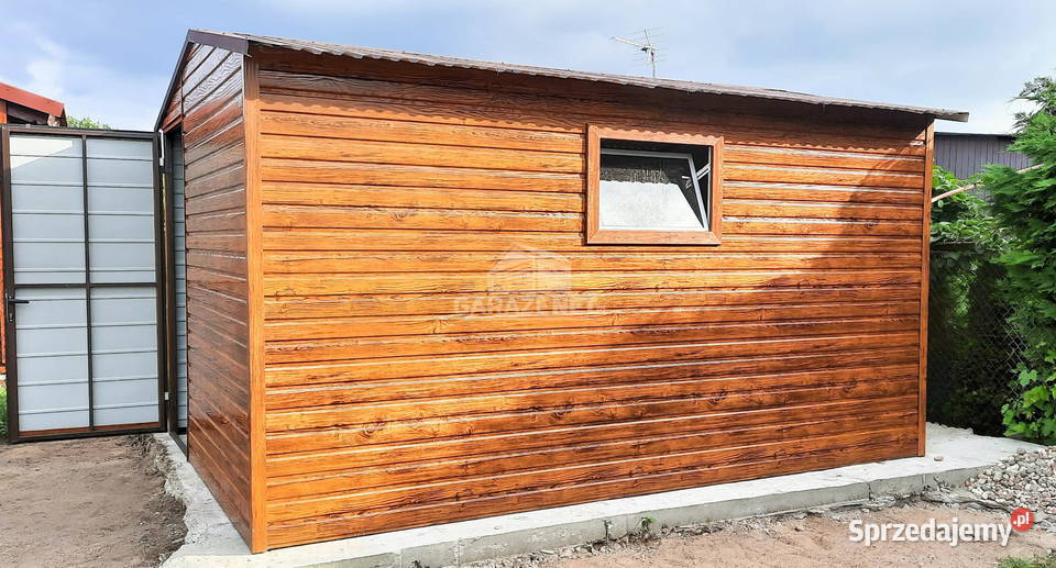 SCHOWEK DOMEK OGRODOWY 3m x 4m DWUSPAD DRZWI Łapanów