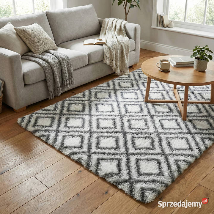 Dywan do salonu shaggy DECOR antypoślizgowy