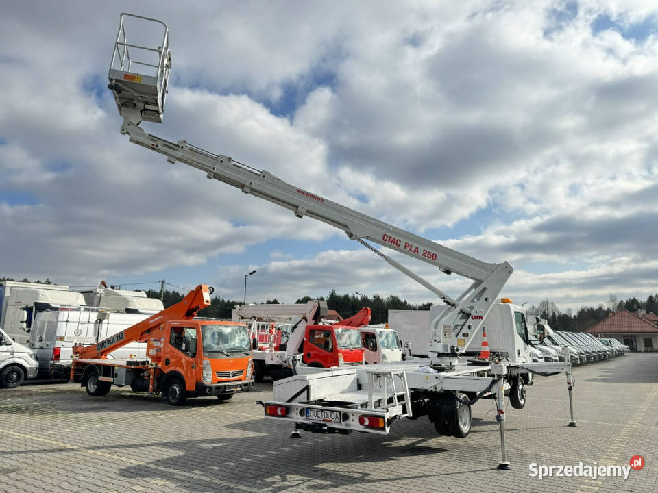 Renault Maxity Podnośnik Koszowy 25m CMC PLA 250 elektryczne lusterka świętokrzyskie Widełki