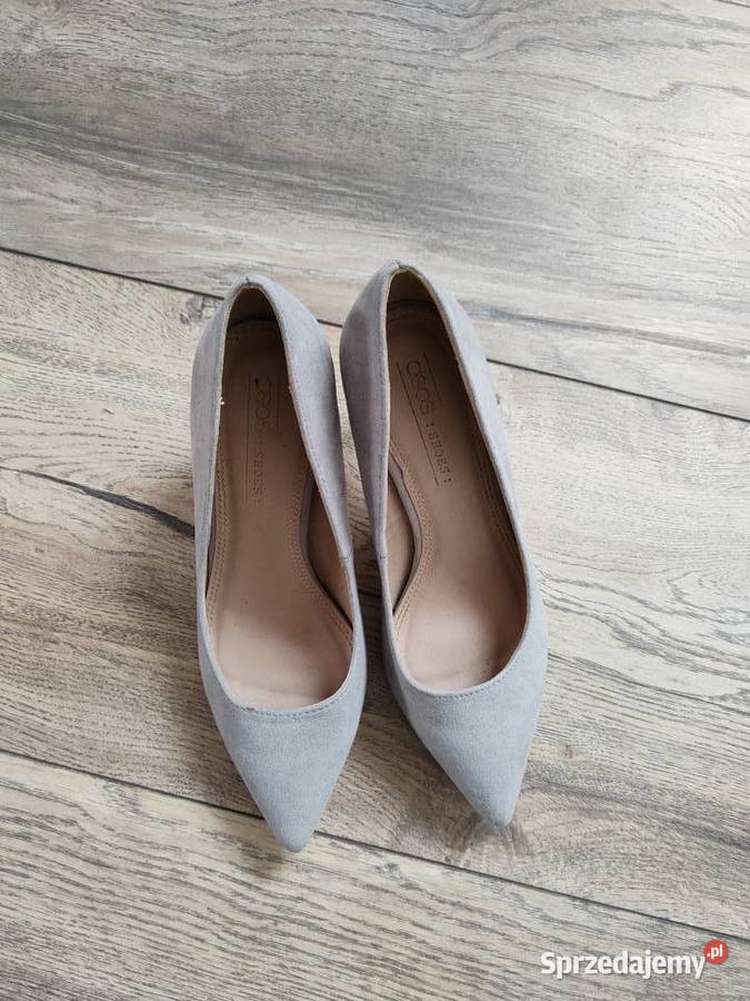 Szare szpilki Asos 35 Stan Idealny podkarpackie Jasło