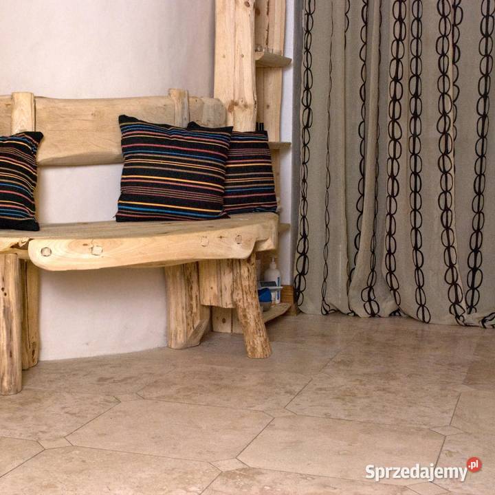 Płytki Trawertyn Classic Light szlifowany i Gdynia