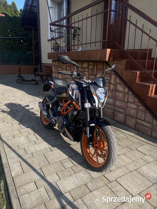KTM Duke 390 idealny przebieg 12k pomarańczowy sprzedam