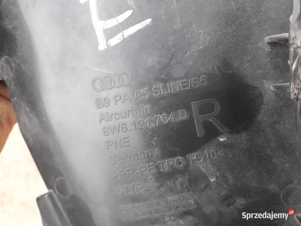 AUDI A5 8W6 KIEROWNICA POWIETRZA PRAWA wielkopolskie Międzychód