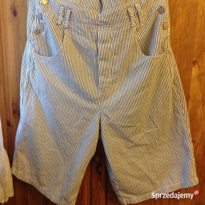 Ogrodniczki teddys damskie L na szelkach z Kraków sprzedam