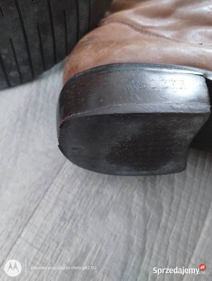 Kozaki długie damskie skórzane inna lubelskie Krasnystaw sprzedam