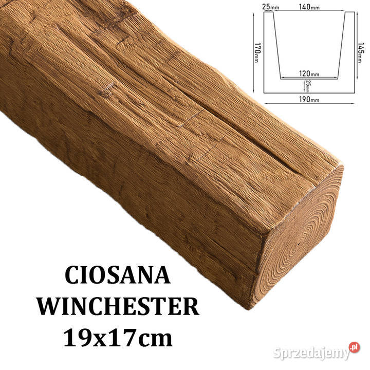 Belka Rustykalna Ciosana 19x17 WINCHESTER
