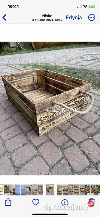 Skrzynki drewniane Nisko