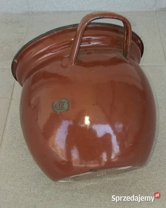 Emaliowany saganekgarnek do gotowania ziemniaków mazowieckie Warszawa sprzedam