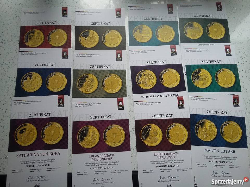 500 lat Reformacji Niemiec 2017 zloto Kędzierzyn-Koźle