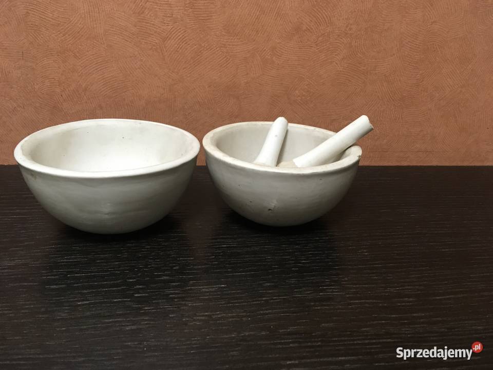 Ćmielów porcelanowe pojemniki apt i moździerze 1 Porcelana i szkło mazowieckie Warszawa