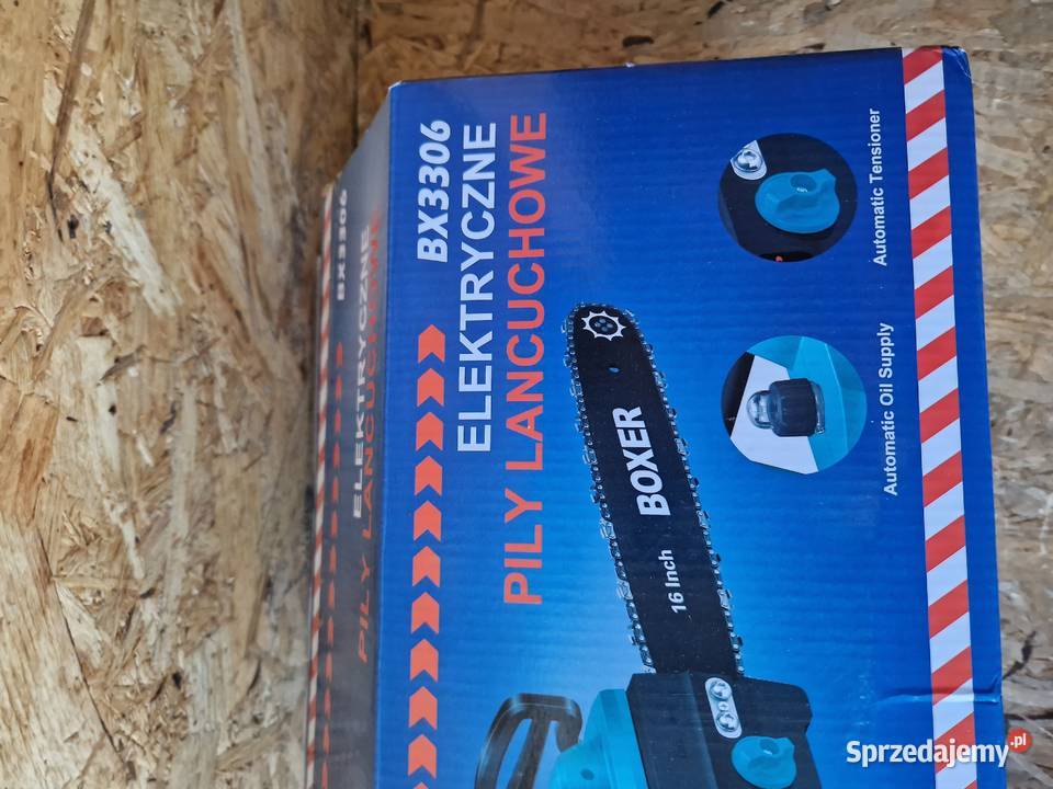 MOCNA PIŁA Elektryczna łańcuchowa DREWNA BOXER Głogowa