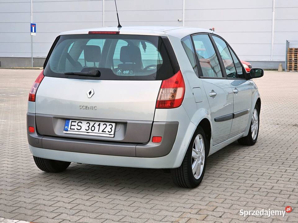 Renault Scenic II 16 benzyna niski przebieg Łódź sprzedam