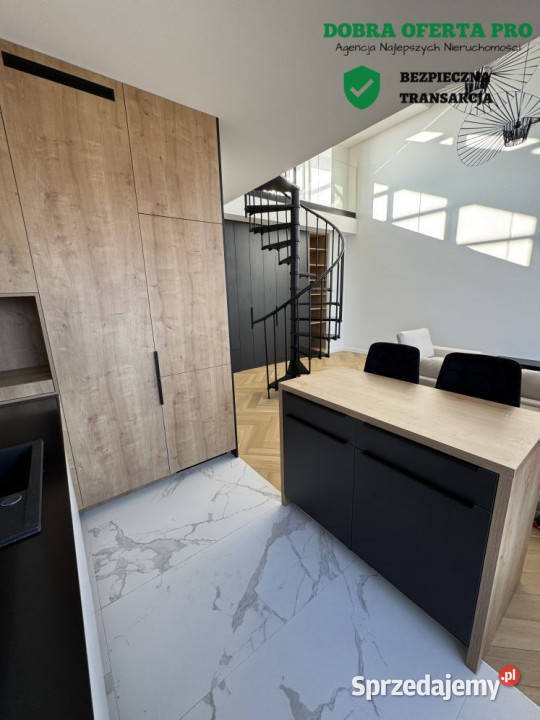 2poziomowe mieszkanie loft dwa tarasy Gdańsk