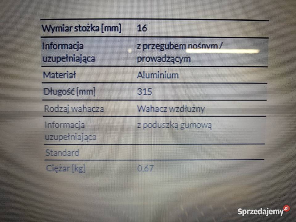 Wahacz przód góra OE AUDI A8 D2 4D0407505H Pozostałe śląskie Bielsko-Biała sprzedam