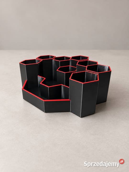 Geometryczny organizer na biurko duży wielokolorowy lubelskie Lublin