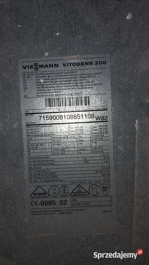 Kocioł vitodens 200 używany sprawny Warszawa