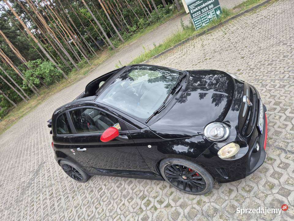 Abarth 595c cabrio 14 nieuszkodzony Warszawa