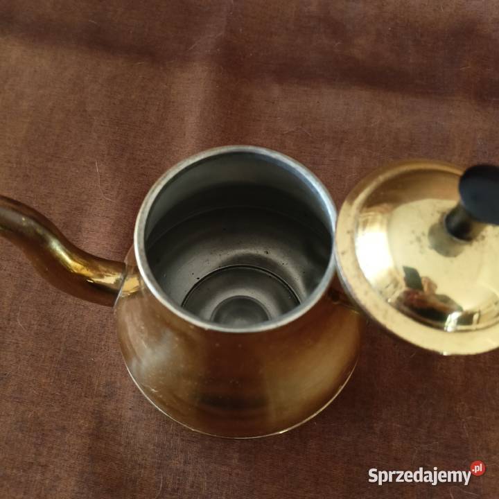 Mały dzbanuszek mosiądz Holandia Mikołów