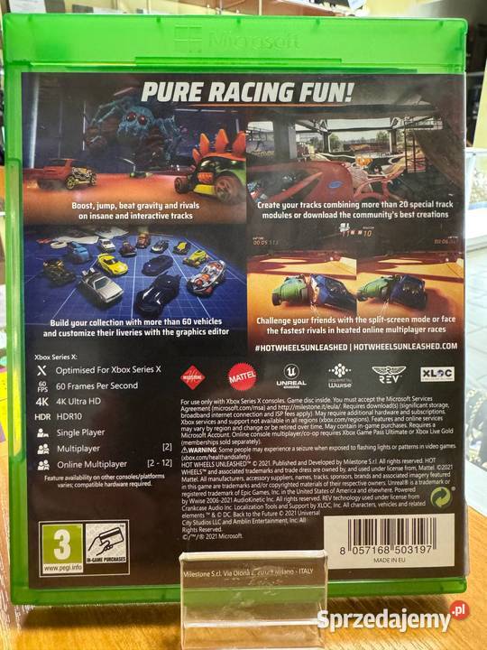 Hot Wheels Unleashed Xbox One Xbox Series X Elbląg
