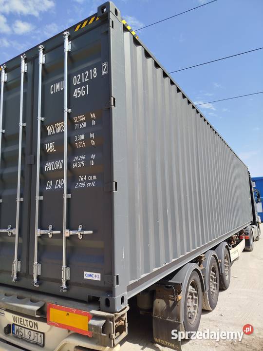 Kontener morski magazynowy budowlany 40 HC Nowy Marki