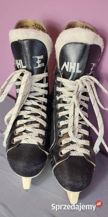 Łyżwy BOTAS hokejowe skórzane NHL PRO rozmiar 37 Sporty zimowe Jasień