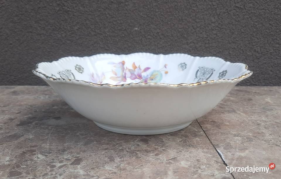 Miska koszyk porcelana K St T Silesia Steinmann Tczew